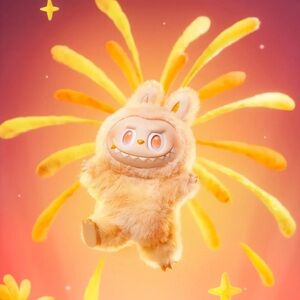 POP MART | THE MONSTERS Labubu Big into Energy Series Vinyl Plush - Happiness